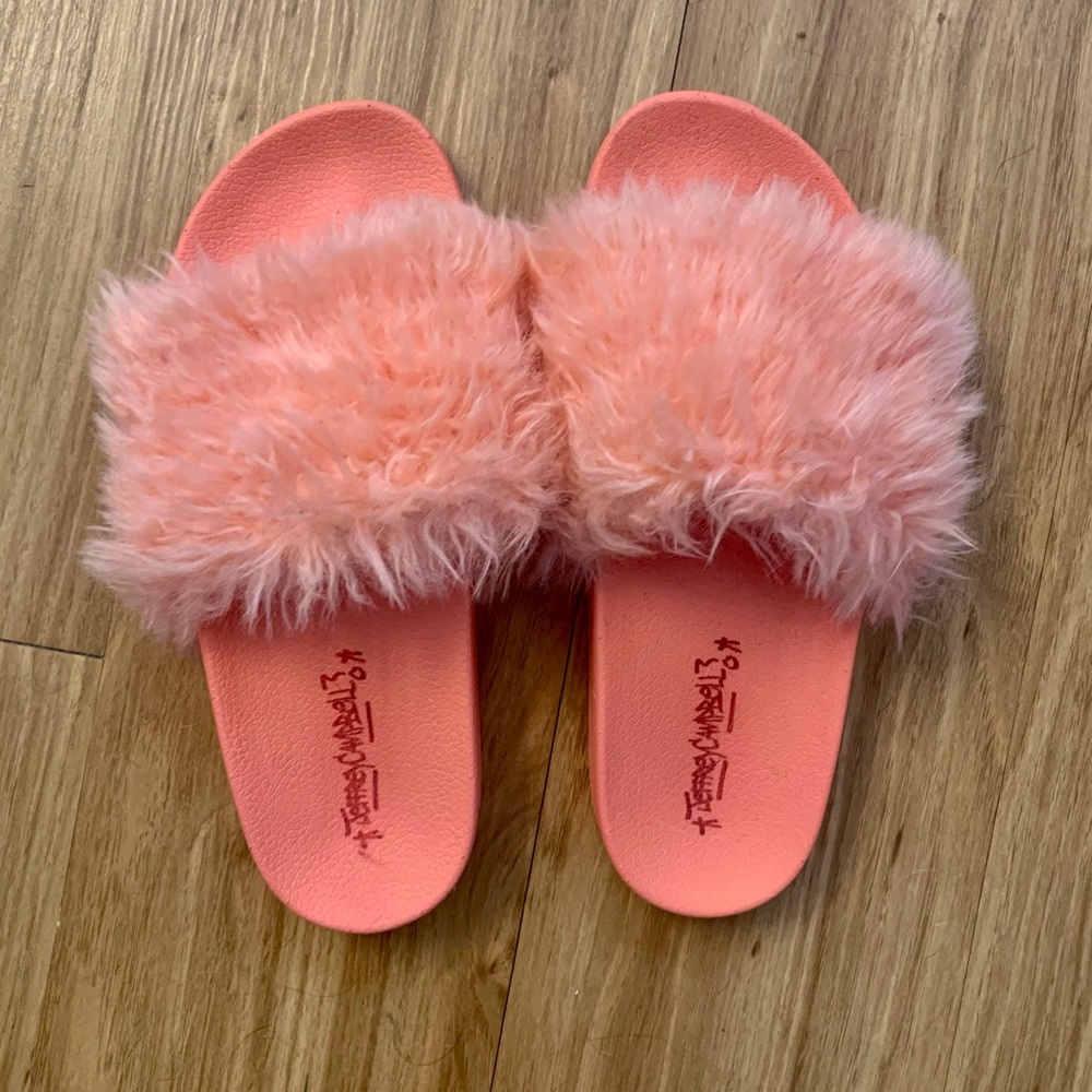 Jeffrey Campbell Fur Slides